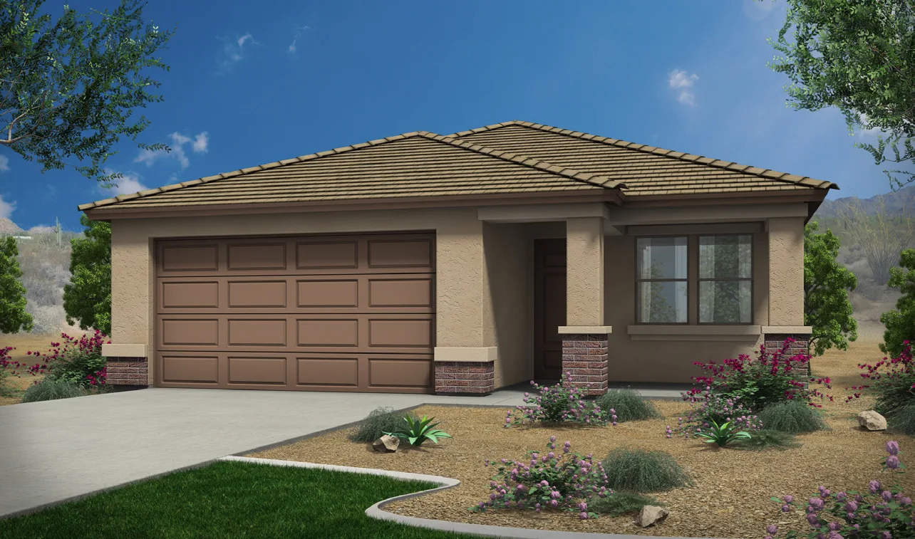 KATMAI Elevation C - Shown with optional stone