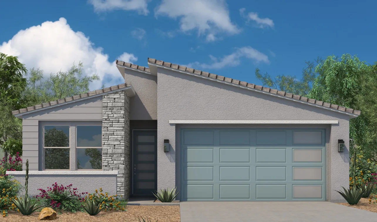 BLUE AGAVE A-MID-CENTURY MODERN