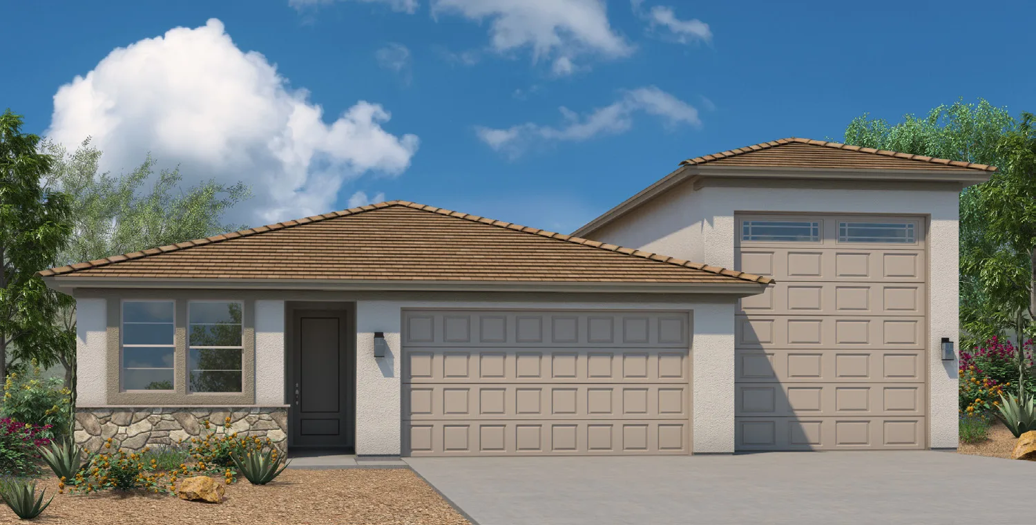 BLUE AGAVE C - MODERN PRAIRIE (Shown with Optional Stone)