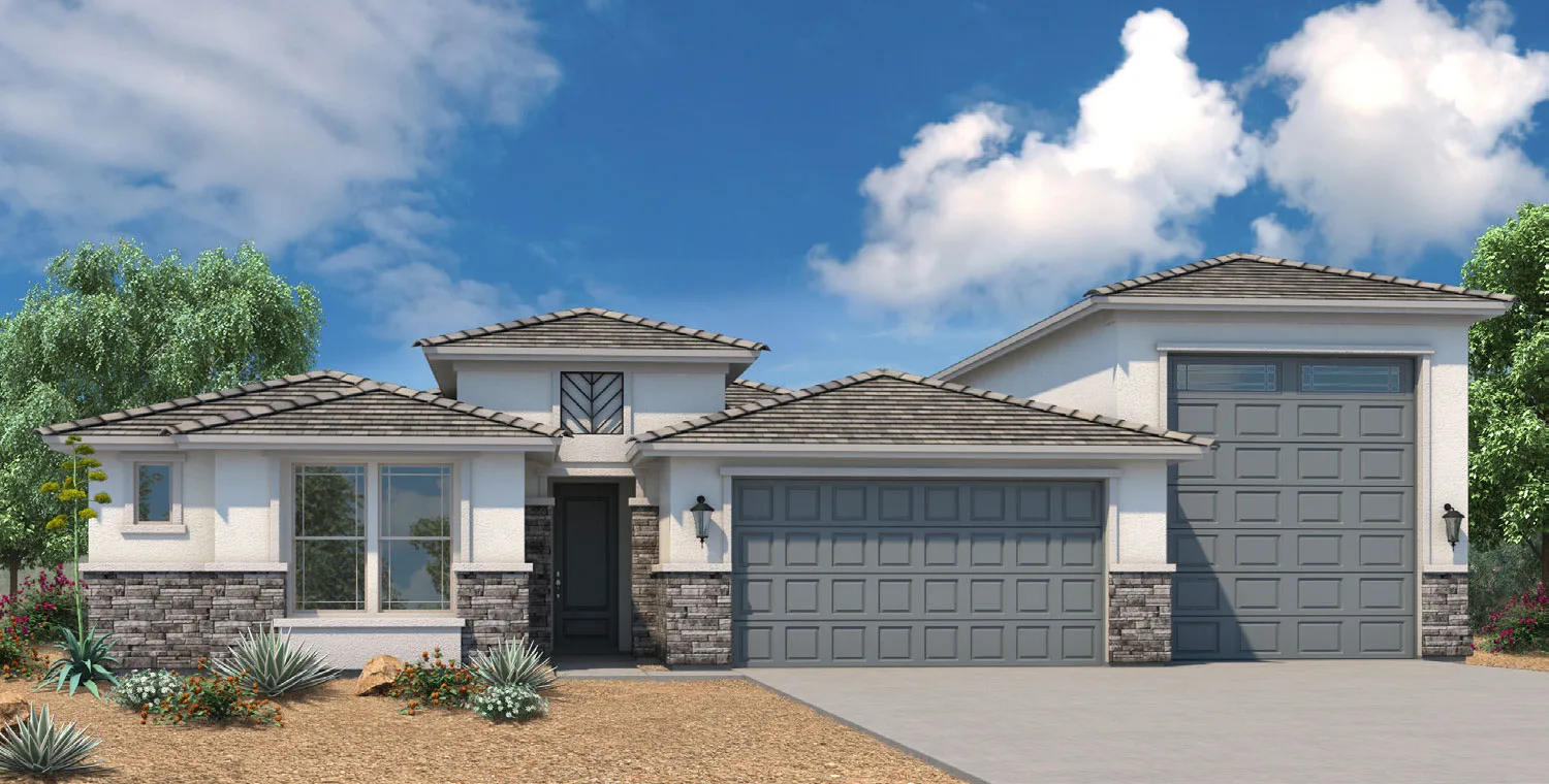 IRONWOOD C - MODERN PRAIRIE (Shown with Optional Stone)