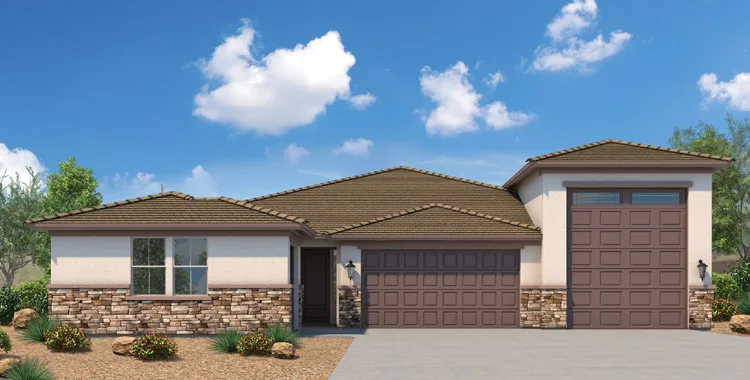 DESERT ROSE C - MODERN PRAIRIE (Shown with Optional Stone)